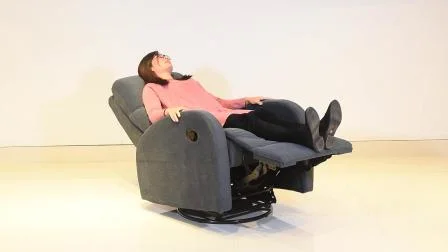 Подгонянный популярный диван-кресло из натуральной кожи с подстаканником